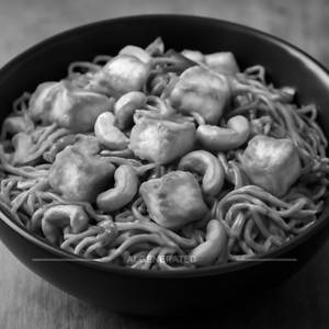 Cashew paneer noodles