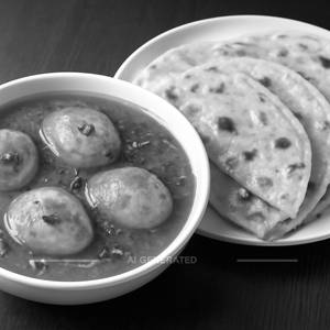 Egg Curry With Roti