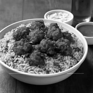 Chicken 65 biryani