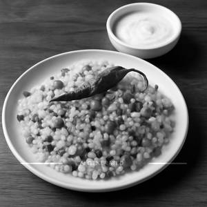 Sabudana Khichdi With Dahi                   