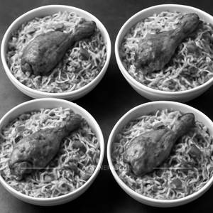 Fry chicken biryani (Pack of 4)