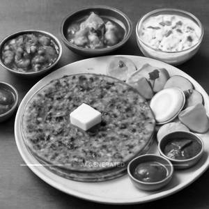 Palak Paneer Paratha