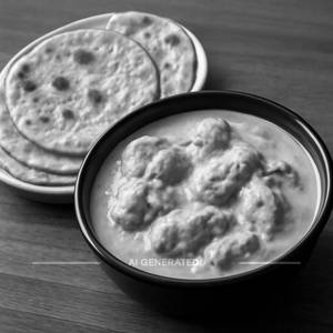 Malai Chicken & 3 Roti