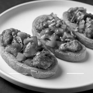 Chicken Tikka Bruschetta