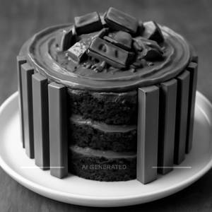 Kit Kat Chocolate Cake                                         