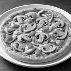 Mushroom pizza medium