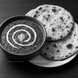 Dal Makhani With 2 Butter Naan