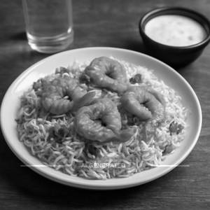 Jhinga biryani