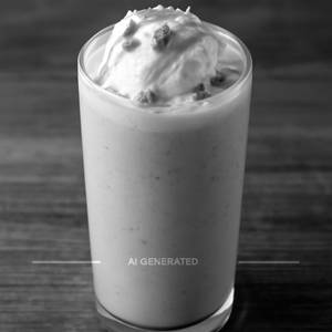 Butterscotch Shake With Vanilla Ice Cream