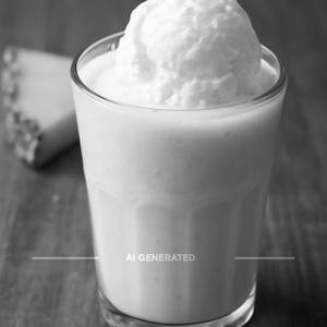 Pineapple Shake With Ice Cream