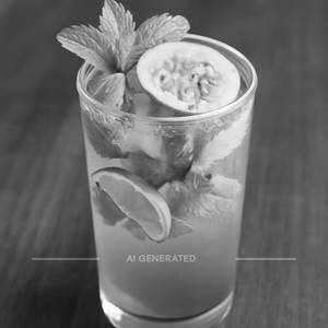 Blue lagoon mojito