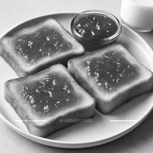 Butter Toast With Jam 4 Pcs)