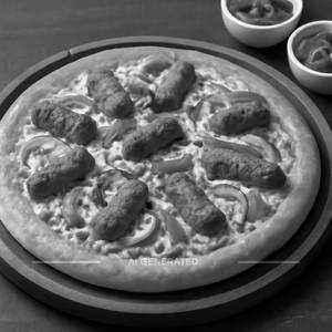 Chicken Kabab Pizza