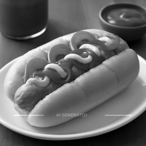 Chicken Salami Hot Dog