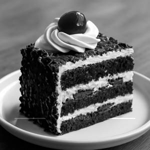 Eggless Black Forest Pastry