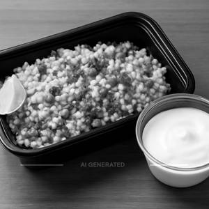 Sabudana Khichdi + Dahi