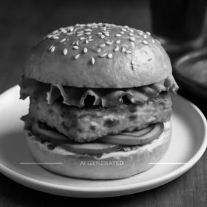 Paneer tikka burger