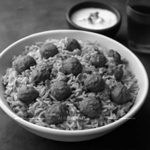 Soya bean biryani