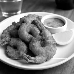 Golden prawns
