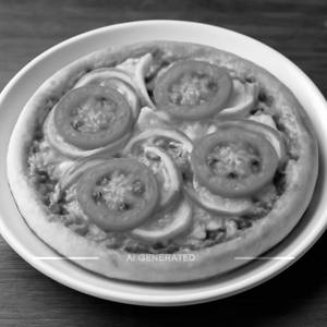 Onion+tomato Pizza