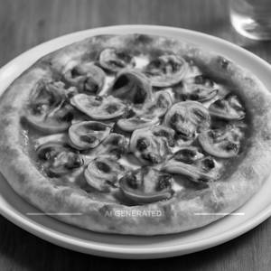 7'' Mushroom Pizza