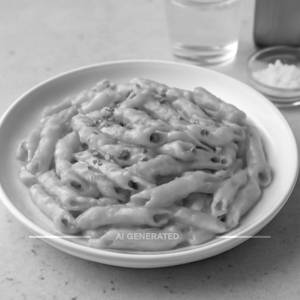 Pink sauce pasta