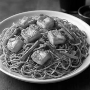 Paneer hakka noodles