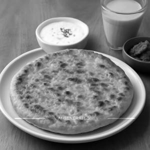 2 Desi Ghee Aloo Paratha