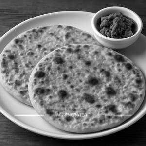 Aloo Paratha With Pickle