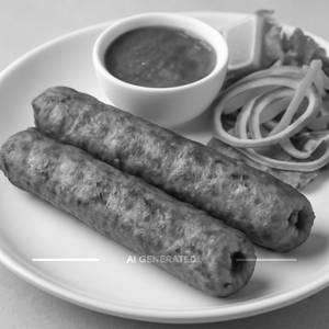 Chicken seekh kabab (Pack of 2)                     