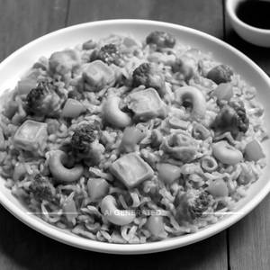 Veg paneer cashew fried rice
