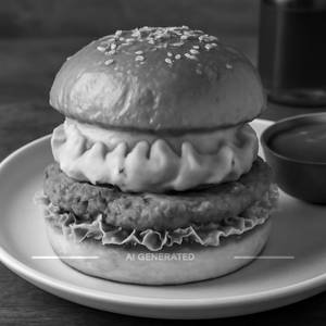 Chicken momos burger