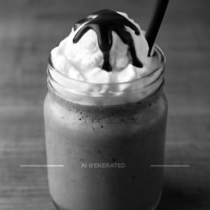 With Ice Cream Chocolate Shake