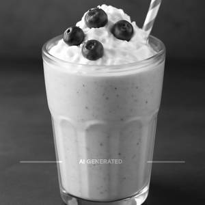 Blue Berry Milk Shake