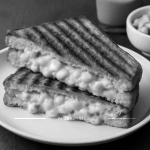 Cheesy corn sandwich