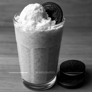 Oreo Milkshake with Ice Cream