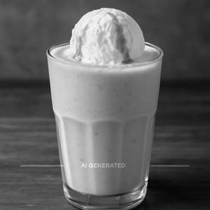 Strawberry Milkshake with Ice Cream