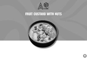 Fruit Custard With Nuts