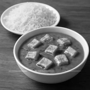 Paneer masala with rice