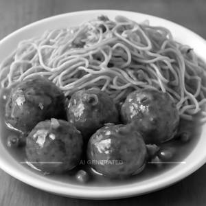 Veg Manchurian with Noodles