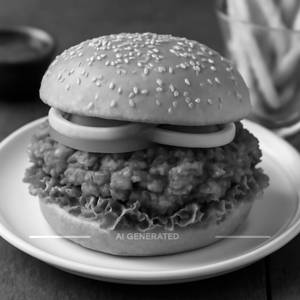 Tandoori zinger burger