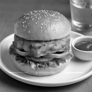 Paneer tikka burger