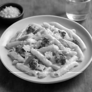 White Sauce Cheese Pasta