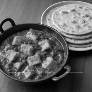 Kadhai Paneer with 5 Tawa Roti