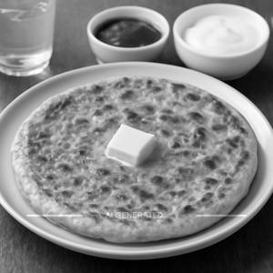 Aloo paratha [butter]