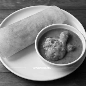 Dosa With Chicken Curry