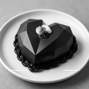 Alpine Chocolate Heart Cake [Small]