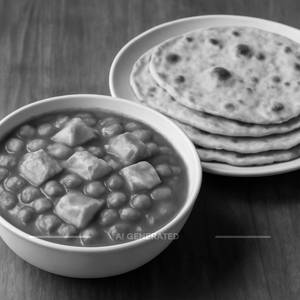 Matar Paneer+ 4 roti