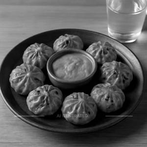 Tandoori Veg Momos (8 Pcs)