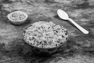 Burnt Garlic And Spinach Rice